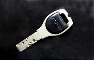 アルファ社製の鍵